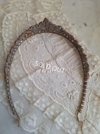 画像9: オールドチェコガラスティアラ