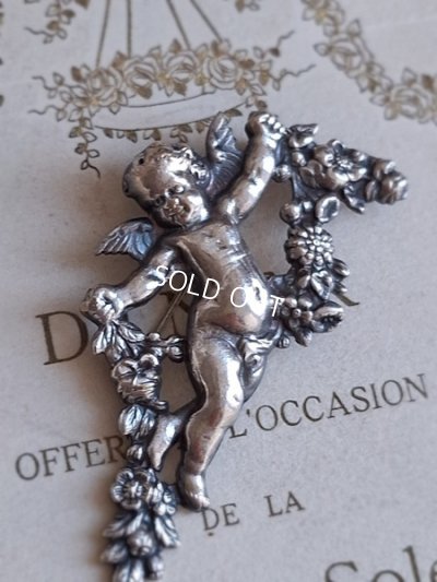 画像2: ガーランド天使のブローチ