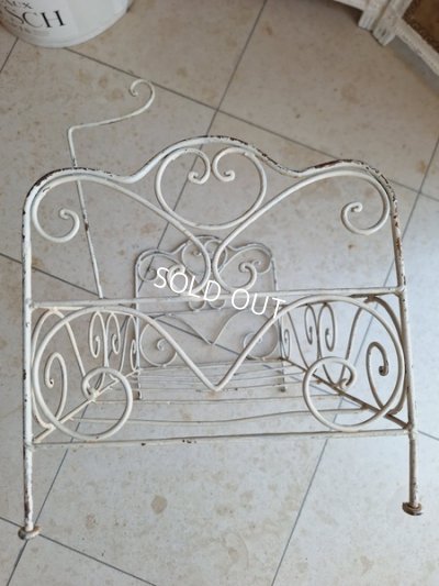 画像14: アンティークアイアンドールベッド