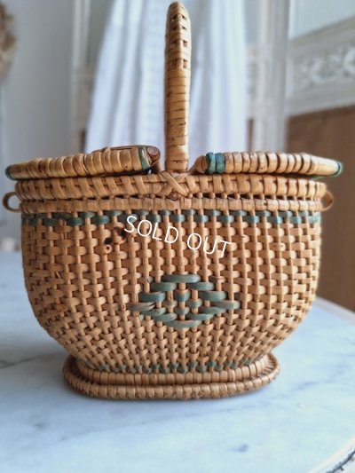 画像2: アンティークドールバスケット