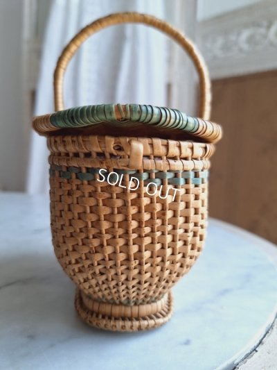 画像9: アンティークドールバスケット