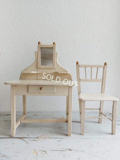画像2: アンティークドールドレッサー&チェア