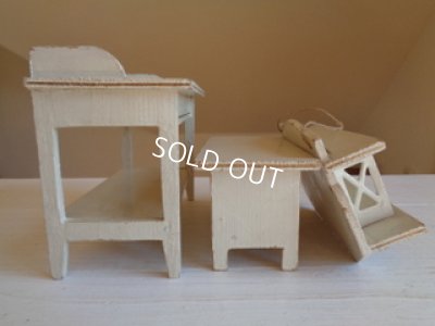 画像4: アンティークドール家具セット