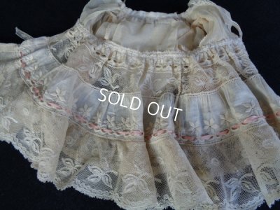画像6: アンティークレースドールドレス