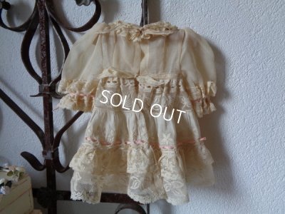 画像7: アンティークレースドールドレス