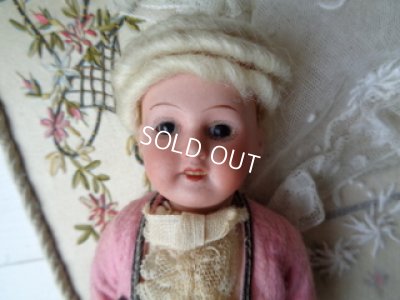 画像2: アーモンドマルセルペアビスクヘッドドール