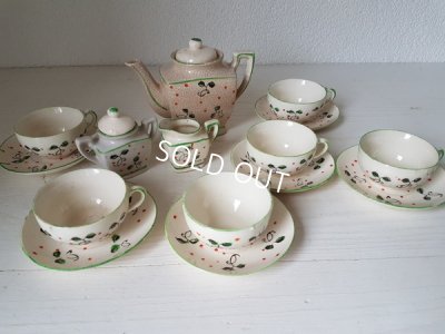 画像7: 陶器製トイティーセット