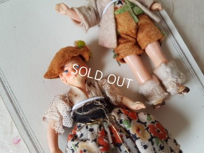 画像10: ドイツ製ペイントペアビスクドール