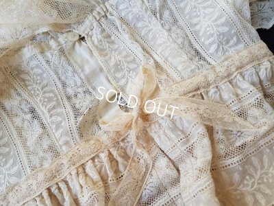 画像8: アンティークレースドールドレス