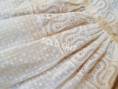 画像8: アンティークレースドールドレス