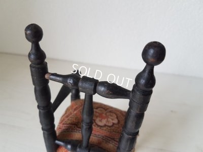 画像4:  ナポレオン三世スタイルドールチェア