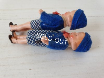 画像5: ドイツ製ペインテッドペアビスクドール