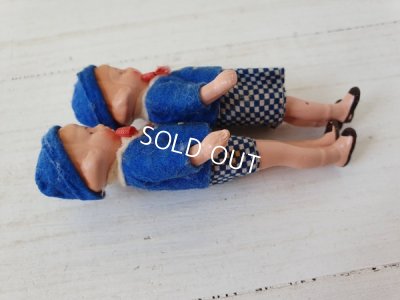 画像6: ドイツ製ペインテッドペアビスクドール