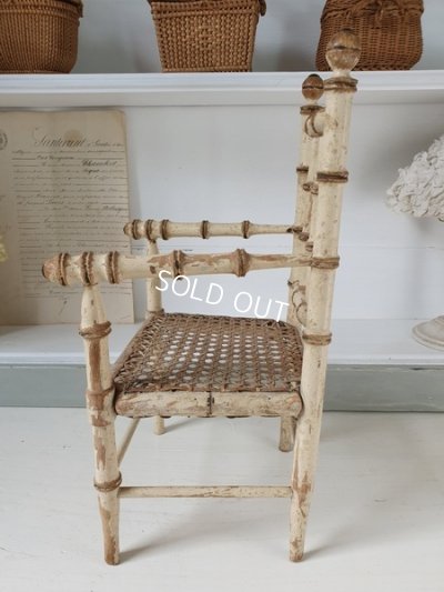 画像5: アンティークドールチェア