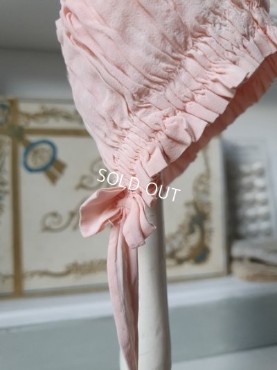 画像12: アンティークドールケープ&ボネ