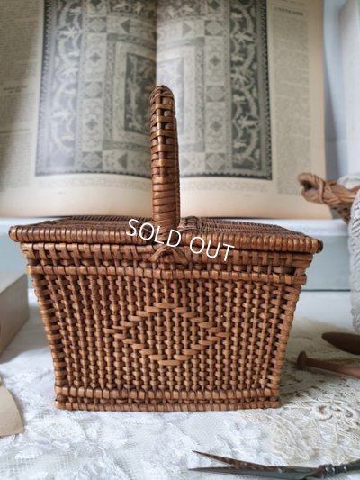 画像2: アンティークドールバスケット