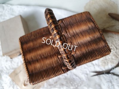 画像11: アンティークドールバスケット