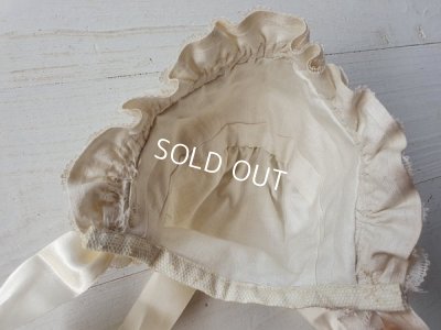 画像10: アンティークレースドールボネ