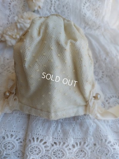 画像13: アンティークレースドールボネ