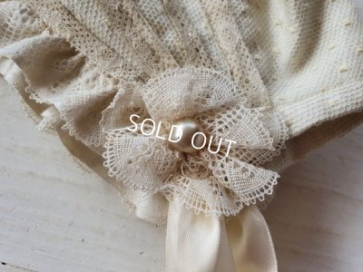 画像4: アンティークレースドールボネ