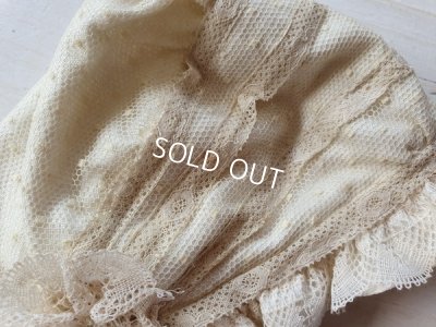 画像6: アンティークレースドールボネ