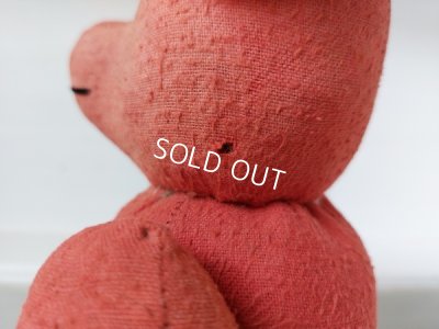 画像10: アンティークピンクテディベア