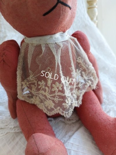 画像2: アンティークピンクテディベア