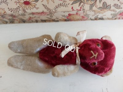 画像14: アンティークフレンチピンクテディベア