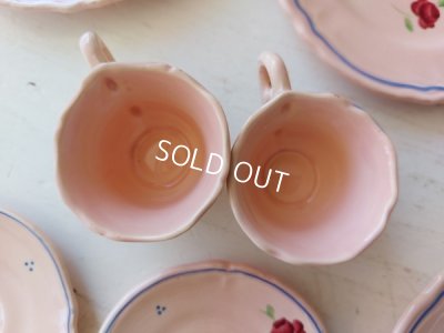 画像9: おままごと陶器カップ&ソーサーセット