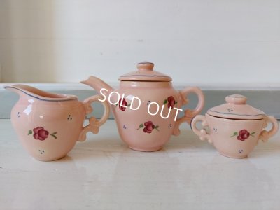 画像6: おままごと陶器ポットとクリーマーセット