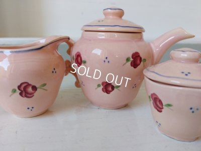 画像7: おままごと陶器ポットとクリーマーセット