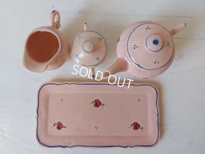 画像2: おままごと陶器ポットとクリーマーセット