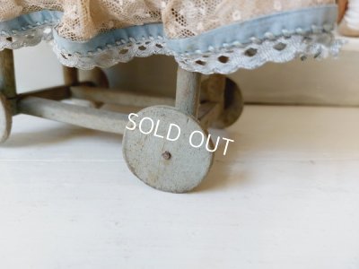 画像10: セルロイドドール付ドールベッド