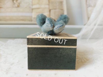 画像9: ボックス付小さなアンティークブルーベア