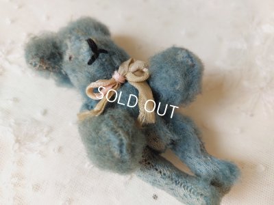 画像12: ボックス付小さなアンティークブルーベア