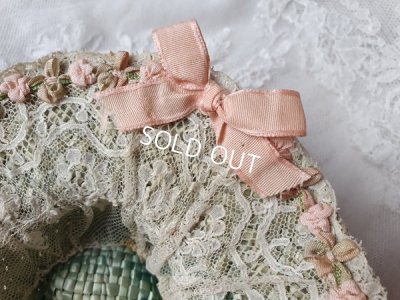 画像15: ロココストローハット付ドールドレス