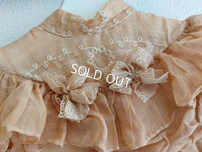 画像11: アンティークドールドレス&ボネ