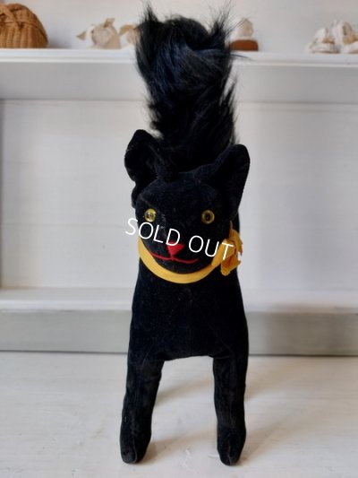 画像4: シュタイフ社の黒猫TomCat