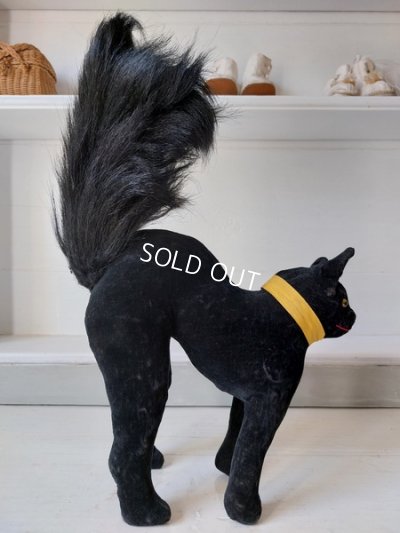 画像2: シュタイフ社の黒猫TomCat