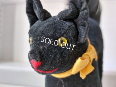 画像9: シュタイフ社の黒猫TomCat