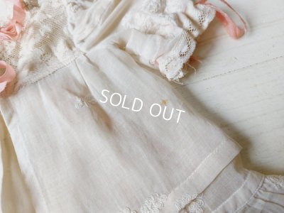 画像12: アンティークレースドールドレス＆ボンネット