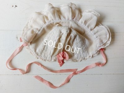 画像15: アンティークレースドールドレス＆ボンネット