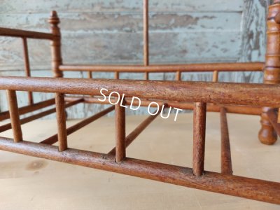 画像13: アンティークドールベッド