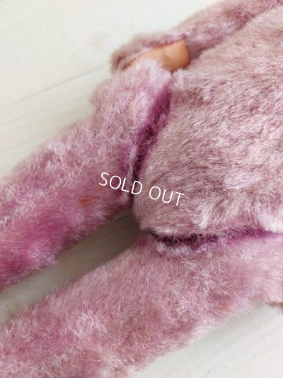 画像8: アンティークパープルテディベア