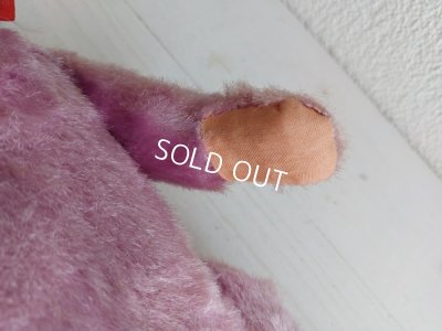 画像15: アンティークパープルテディベア