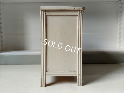 画像10: アンティーク白いドールドロワー