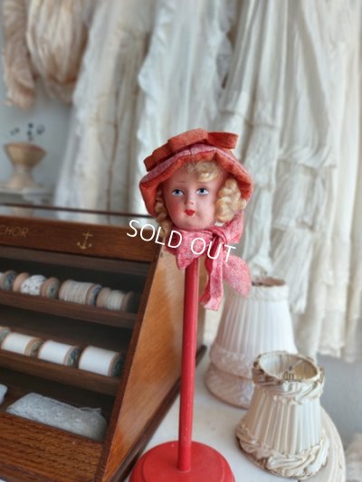 画像1: アンティークパピエマシェハットスタンド