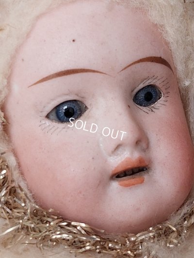 画像3: クリスマスコットンコスチュームアンティークビスクドール