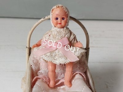 画像15: アンティークドールベッド