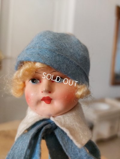 画像2: アンティークドールヘッドスタンド